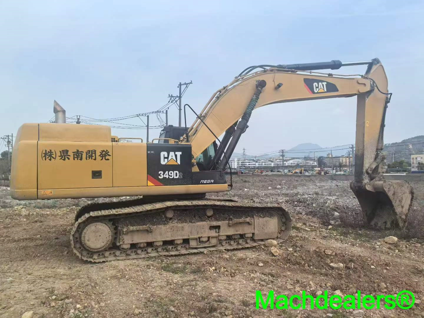 2018 CAT 349D2 Large Crawler Excavator - Image 2