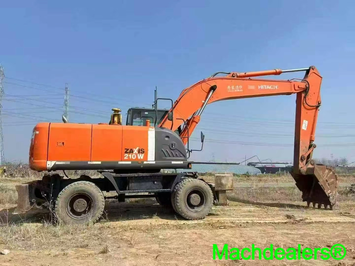  2017 Hitachi ZAXIS 210W Wheeled Excavator